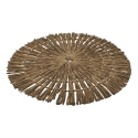Set di 6 tovagliette tonde effetto paglia intrecciata Ø38cm Nature Costo