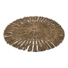 Set di 6 tovagliette tonde effetto paglia intrecciata Ø38cm Nature Costo