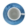 Set di 6 tazzine da caffè in porcellana con piattino 90ml Marea C 
