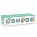Set di 6 tazzine da caffè in porcellana con piattino 90ml Marea C 