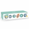 Set di 6 tazzine da caffè in porcellana con piattino 90ml Marea C 