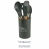 Porta utensili nero con scritta 8 pezzi Victionary C Prezzo
