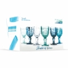 Set di 6 calici 265ml in vetro decoro arabescato Syrah Costo