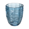 Set di 6 bicchieri acqua 265ml in vetro decoro arabescato Syrah Ocean Scelta
