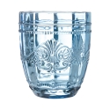 Set di 6 bicchieri acqua 265ml in vetro decoro arabescato Syrah Ocean 