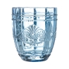 Set di 6 bicchieri acqua 265ml in vetro decoro arabescato Syrah Ocean 