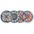 Set di 4 piatti pizza/da portata in porcellana Ø 33cm Le Maioliche Promozione