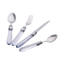 Set di 24 posate in acciaio inox 6 persone Imperial P Villa d'Este Home Tivoli Promozione