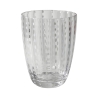 Set di 6 bicchieri acqua in vetro con pois bianchi 300ml Kalahari Stock