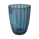 Set di 6 bicchieri acqua in vetro con pois bianchi 300ml Kalahari Scelta
