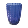 Set di 6 bicchieri acqua in vetro con pois bianchi 300ml Kalahari Modello