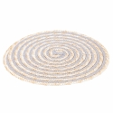 Set di 6 tovagliette tonde in paglia intrecciata Ø38cm Spiral Stone Modello