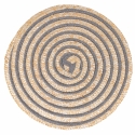 Set di 4 tovagliette tonde in paglia intrecciata Ø38cm Spiral Vendita