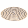 Set di 4 tovagliette tonde in paglia intrecciata Ø38cm Spiral Stock