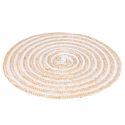Set di 4 tovagliette tonde in paglia intrecciata Ø38cm Spiral Modello