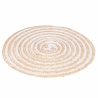 Set di 4 tovagliette tonde in paglia intrecciata Ø38cm Spiral Modello