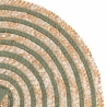 Set di 4 tovagliette tonde in paglia intrecciata Ø38cm Spiral Prezzo