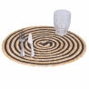 Set di 4 tovagliette tonde in paglia intrecciata Ø38cm Spiral Acquisto