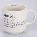Set di 3 tazze mug in gres impilabili 350ml con scritte Victionary L Saldi