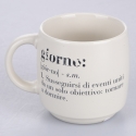 Set di 3 tazze mug in gres impilabili 350ml con scritte Victionary L Sconti