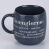 Set di 3 tazze mug in gres impilabili 350ml con scritte Victionary L Stock