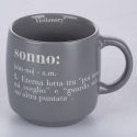 Set di 3 tazze mug in gres impilabili 350ml con scritte Victionary L Scelta