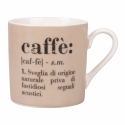 Set di 6 tazzine da caffè in porcellana con scritte 90ml Victionary Caffè Scelta