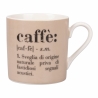 Set di 6 tazzine da caffè in porcellana con scritte 90ml Victionary Caffè Scelta