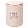 Barattolo farina in gres con coperchio 2L Victionary H Vendita
