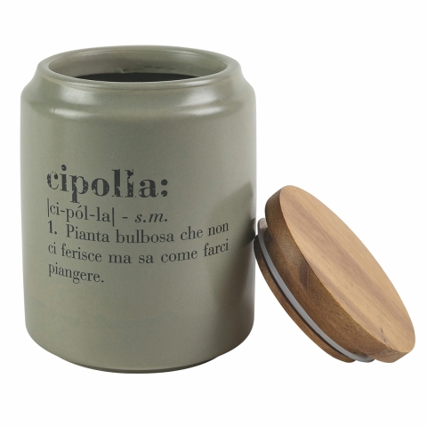 Barattolo cipolla in gres con coperchio 1,6L Victionary F Promozione