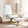Poltrona relax massaggiante e riscaldante ergonomica con poggiapiedi Myron Offerta