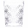 Set di 6 bicchieri acqua in vetro con superficie lavorata 240ml Marrakech Offerta