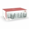 Set di 6 bicchieri acqua in vetro con superficie lavorata 240ml Marrakech Saldi