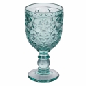 Set di 6 calici in vetro con superficie lavorata 280ml Geometrie Ocean Offerta