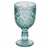 Set di 6 calici in vetro con superficie lavorata 280ml Geometrie Ocean Offerta