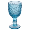 Set di 6 calici in vetro con superficie lavorata 280ml Geometrie Ocean Stock