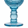 Set di 6 calici in vetro con superficie lavorata 280ml Geometrie Ocean Modello