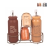 Set condimento stand 5 pezzi con oliera in gres Victionary A Promozione