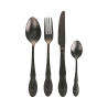Set di 24 posate in acciaio satinato stile barocco Wonderland Vendita