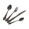 Set di 24 posate in acciaio satinato stile barocco Wonderland Offerta
