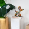 Statua moderna scultura cane palloncino pop art in resina MiniMira-PA Promozione