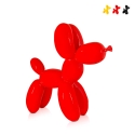 Scultura cane palloncino in resina laccata statua moderna Mira-L Misure