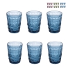 Set di 6 bicchieri acqua 280ml con decoro in rilievo Nobilis 2 Sconti