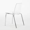 Tavolino Quadrato Bianco 70x70 cm 2 Sedie Lollipop Titanium 