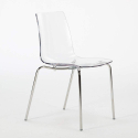 Tavolino Quadrato Bianco 70x70 cm 2 Sedie Lollipop Titanium 