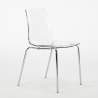 Tavolino Quadrato Bianco 70x70 cm 2 Sedie Lollipop Titanium 