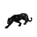 Scultura in resina laccata statua moderna pantera low poly Kari-L Saldi