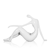 Scultura in resina laccata lucida statuetta figura femminile Bela-L Offerta