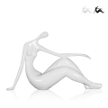 Scultura in resina laccata lucida statuetta figura femminile Bela-L Promozione