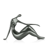 Scultura moderna in resina effetto metallo figura femminile Bela-M Scelta